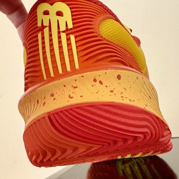 NEW BALANCE HESI LOW LETTERMAN Basketball Shoe BBHSL01 M8.5/W10 OrangeRed Yellow main image 4